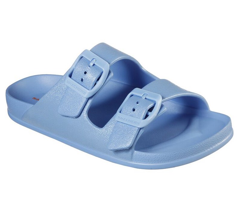 Skechers Cali Gear: Cali Blast - Sunshine Shimmer - Girls Sandals Blue [AU-IQ9523]